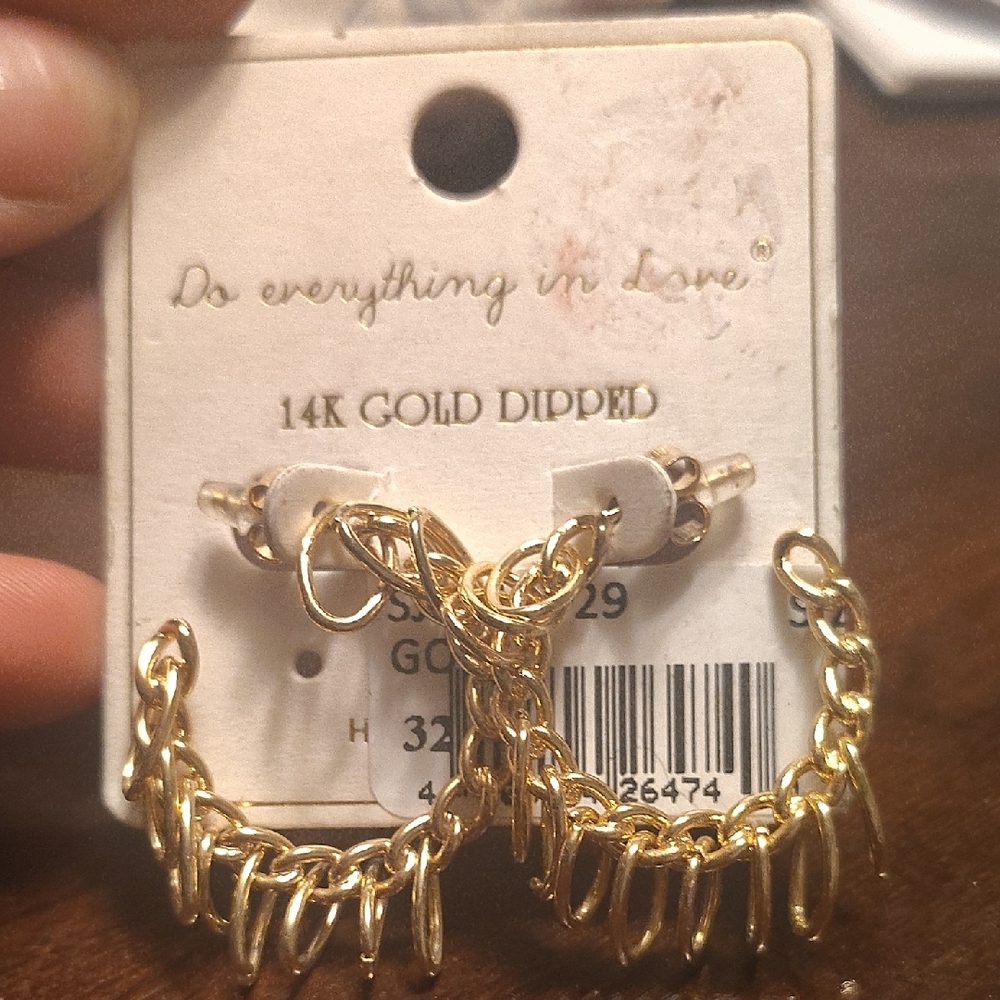 Do Everything in Love Gold Earrings
